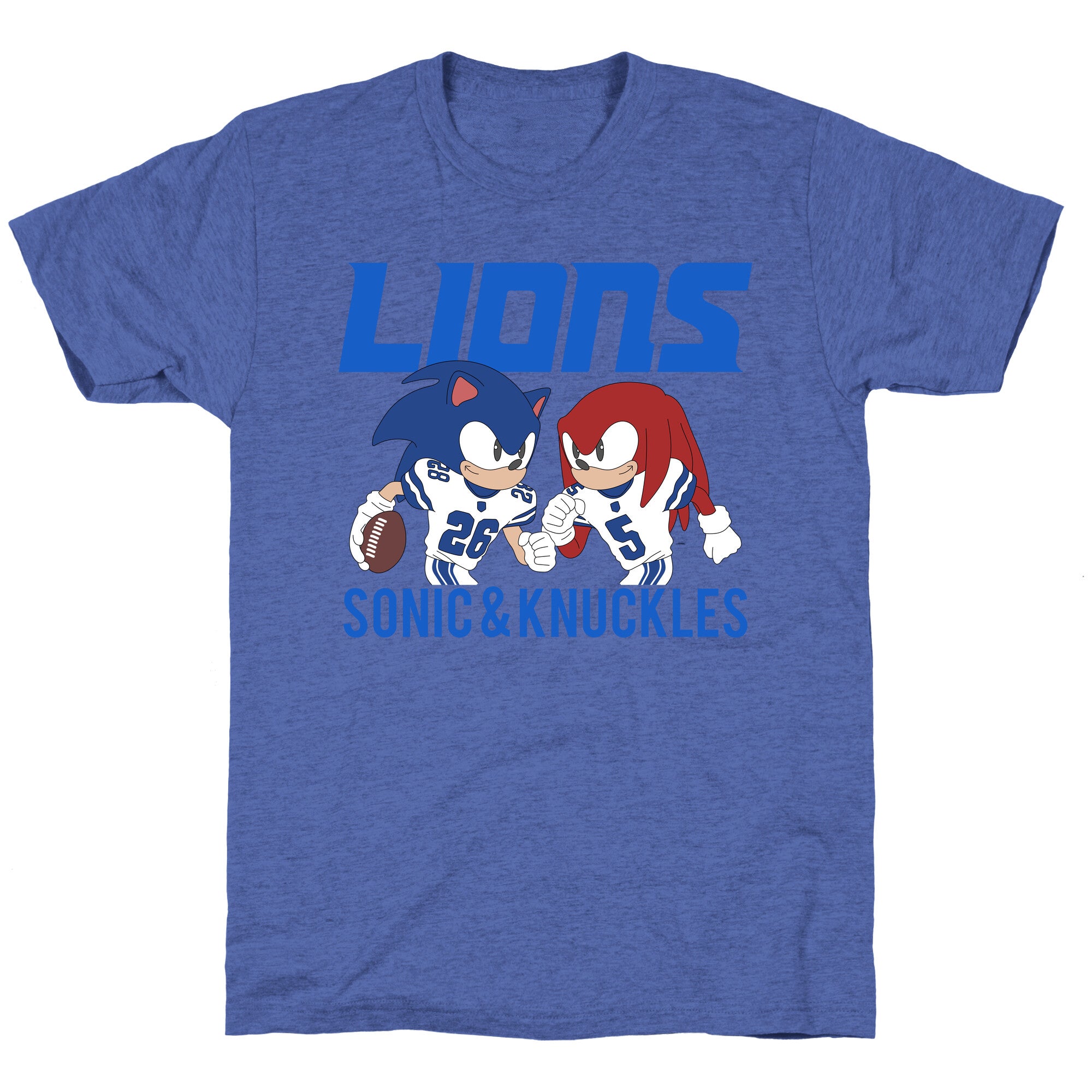 Lions Sonic and Knuckles Unisex Triblend Tee